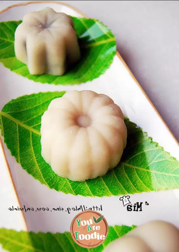 Ice skin Flower Moon Cake