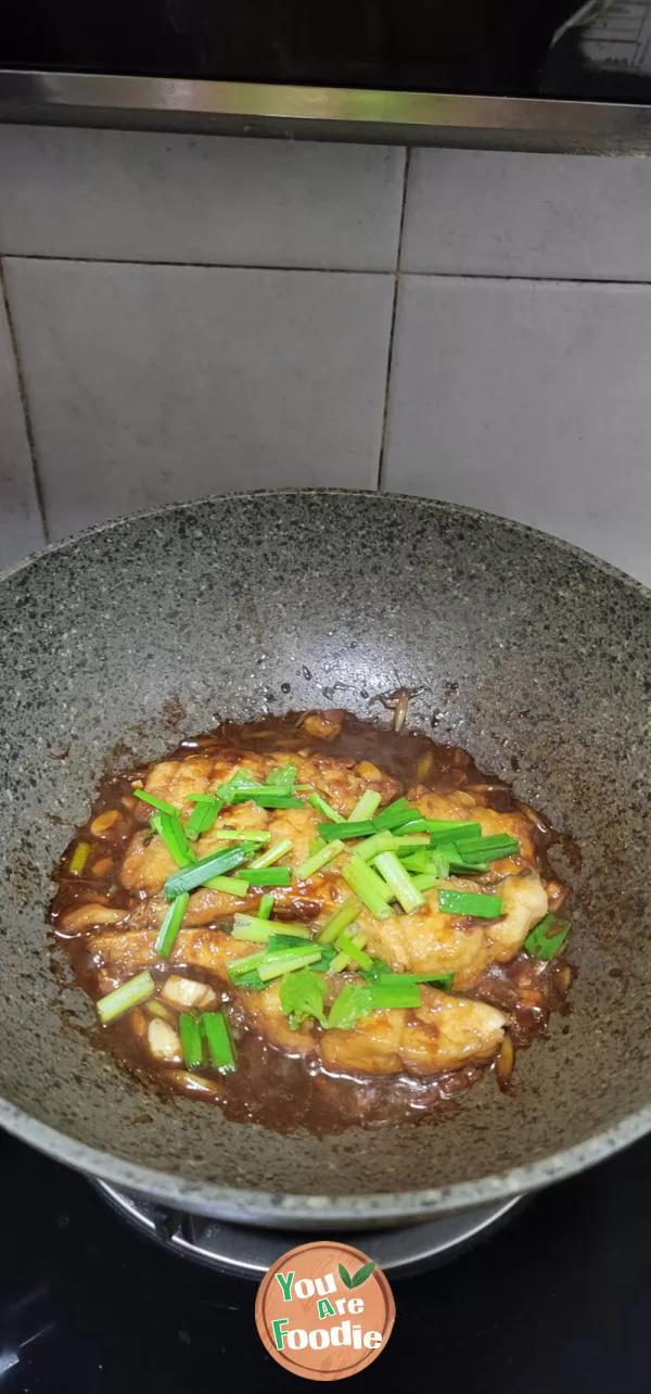 Braised fish Brisket with soybean sauce