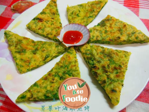 Celery-leaf-oyster-pancake----a-good-choice-for-baby-zinc-supplement