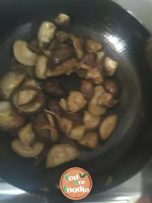 Mushroom in oyster sauce