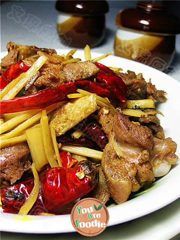 Braised duck with pickled bamboo shoots