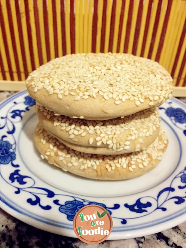 Exquisite breakfast protagonist -- sesame paste pancakes