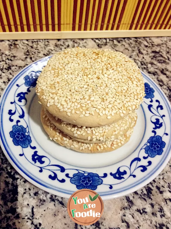 Exquisite breakfast protagonist -- sesame paste pancakes