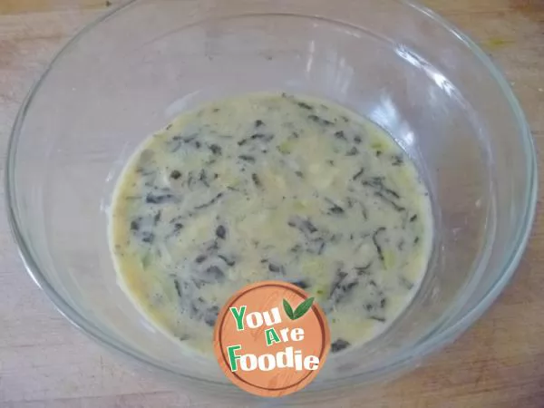 [healthy and nutritious breakfast] make your own breakfast --- laver shrimp egg cake