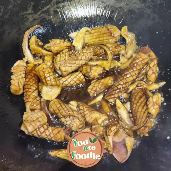 Stir fried Dried Squid