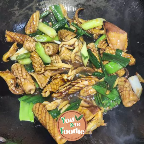 Stir fried Dried Squid