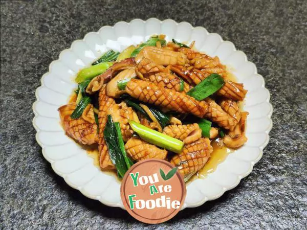 Stir fried Dried Squid