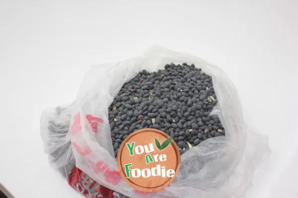 Self made black beancurd