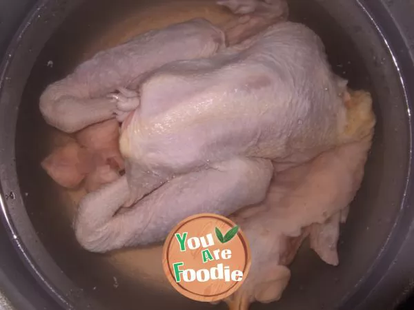 boiled chicken