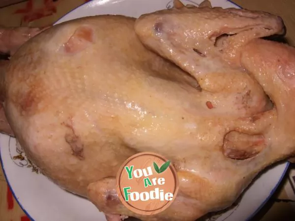 boiled chicken