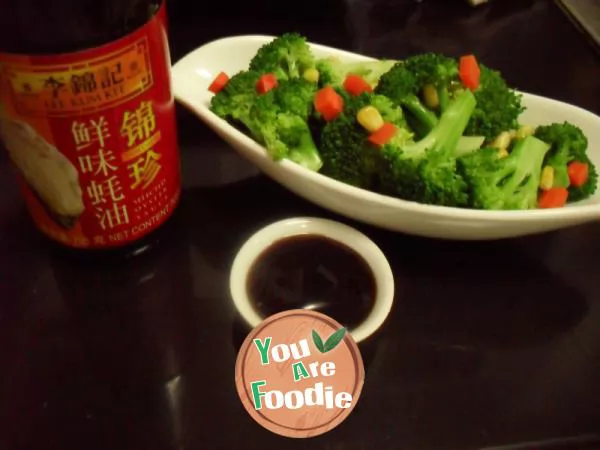 Broccoli in oyster sauce