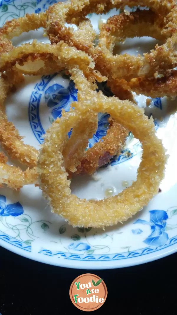 Crispy onion rings