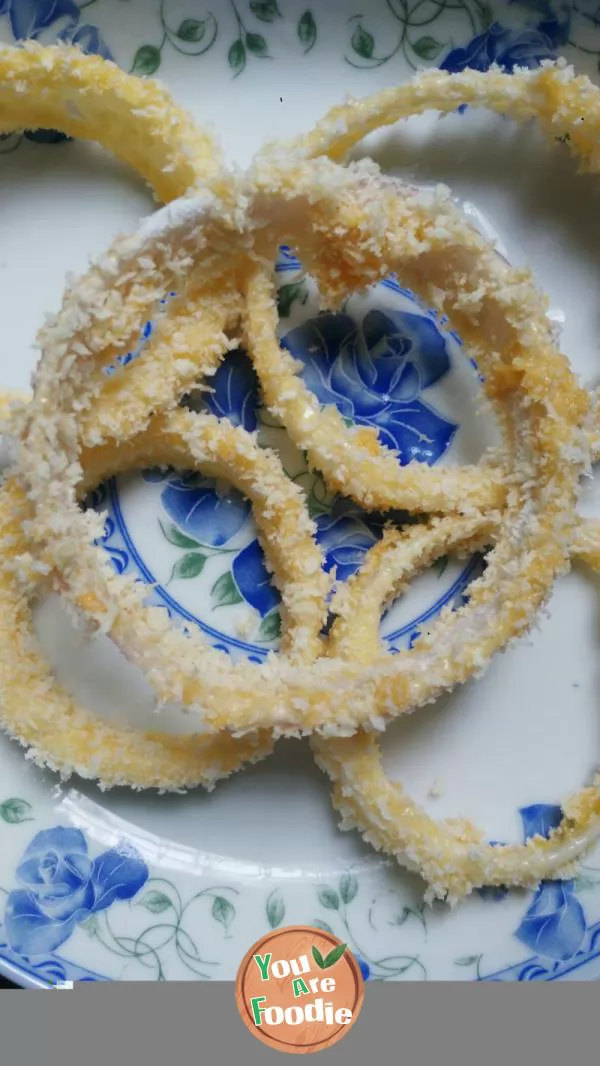 Crispy onion rings