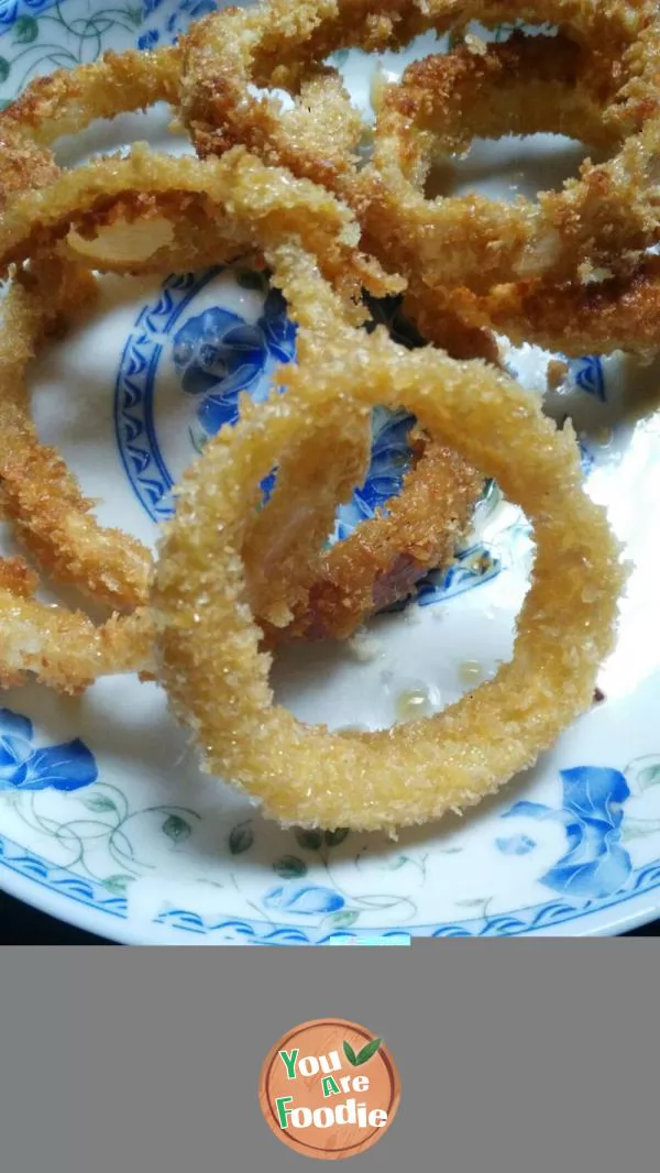 Crispy onion rings