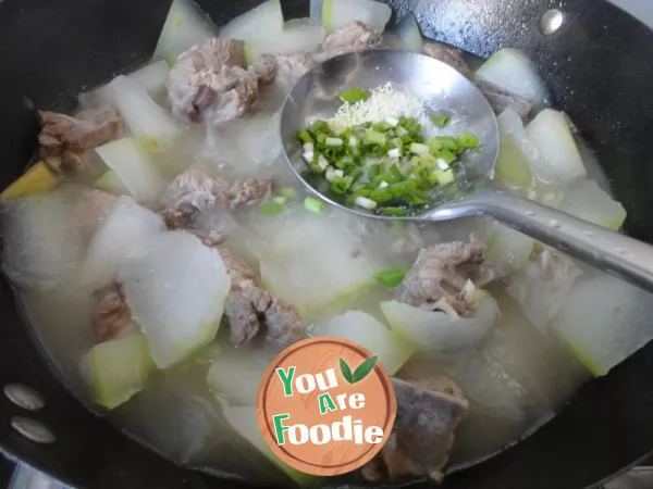 [white gourd spareribs soup]