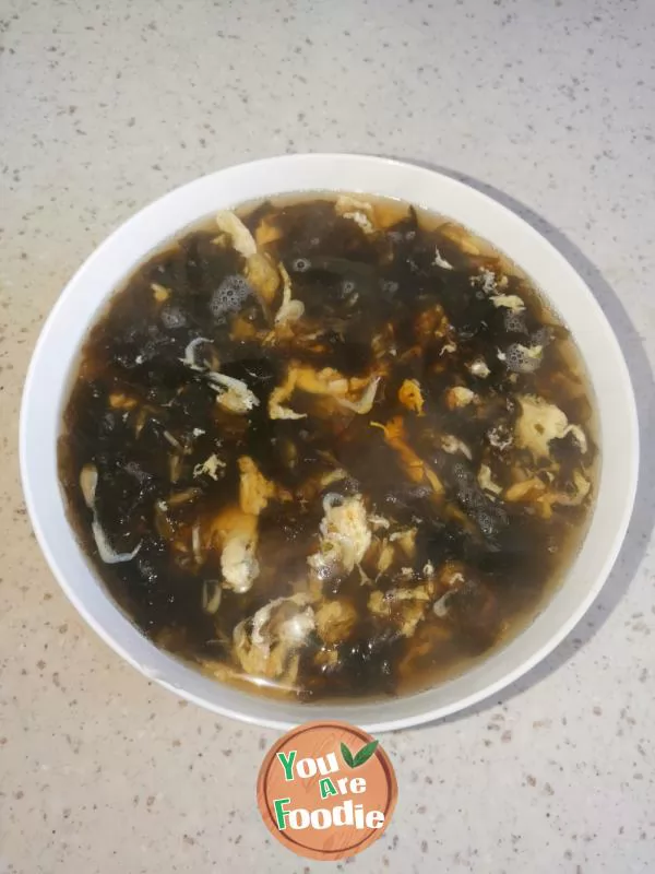 Seaweed and Egg Soup