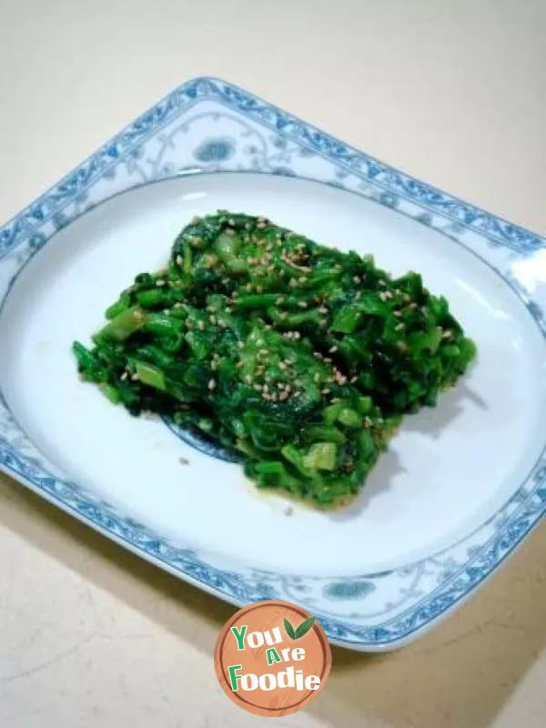 Appetizing and refreshing dishes, spinach Series III 