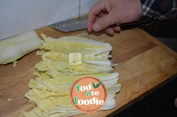 Baby cabbage with vermicelli