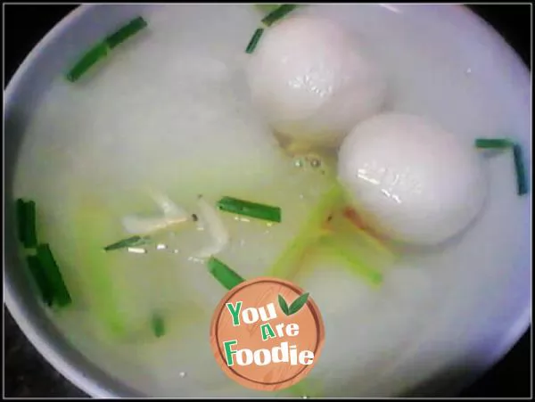 Shrimp-skin,-fish-balls-and-white-gourd-soup