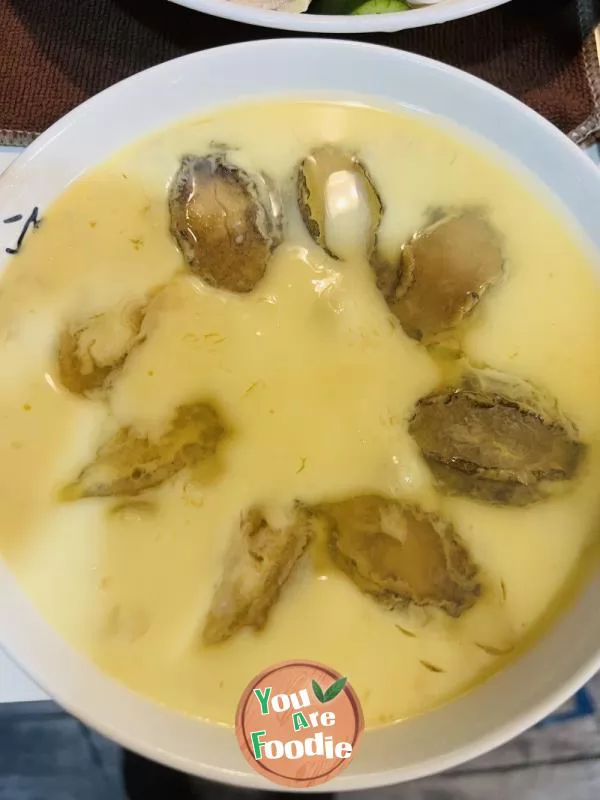 Steamed abalone egg