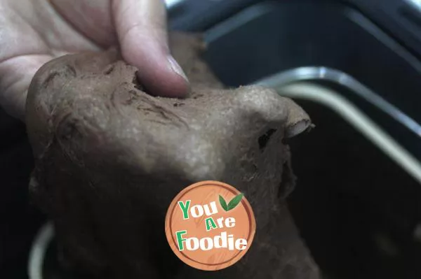 Bread making method of bread machine (one button chocolate bread)