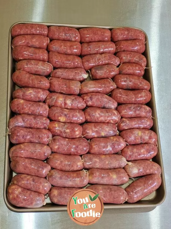 Pure pig sausage, corn cheese pork sausage