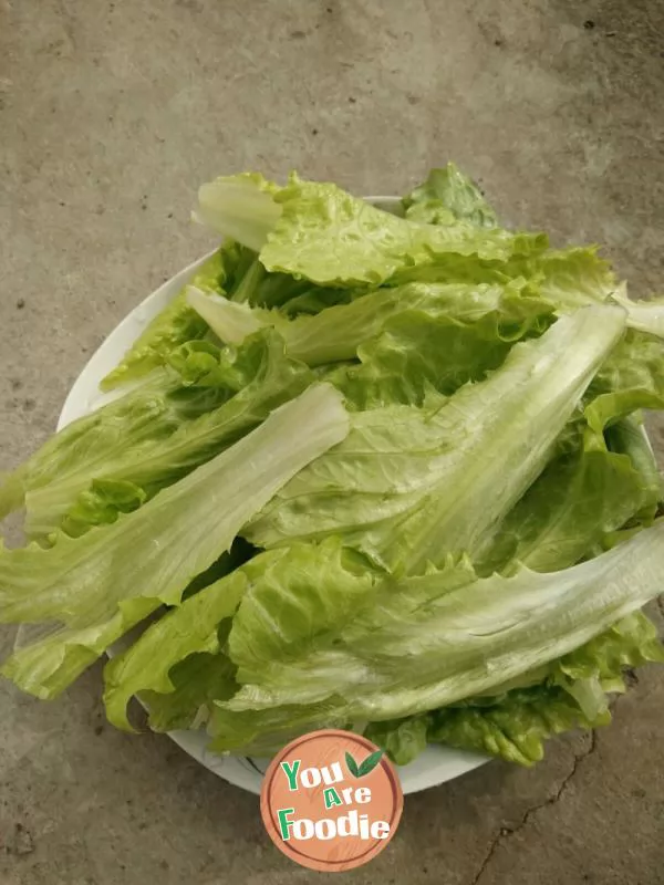 Stir fried lettuce