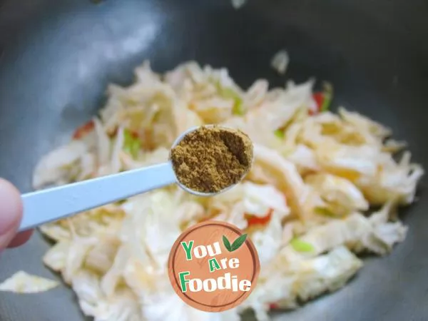 Let you eat hot and comfortable -- fried tofu with Chinese Cabbage