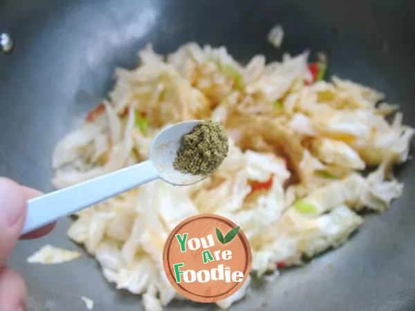 Let you eat hot and comfortable -- fried tofu with Chinese Cabbage