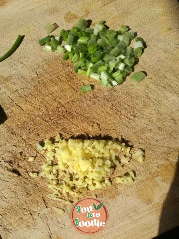 Salted rice with fresh vegetables