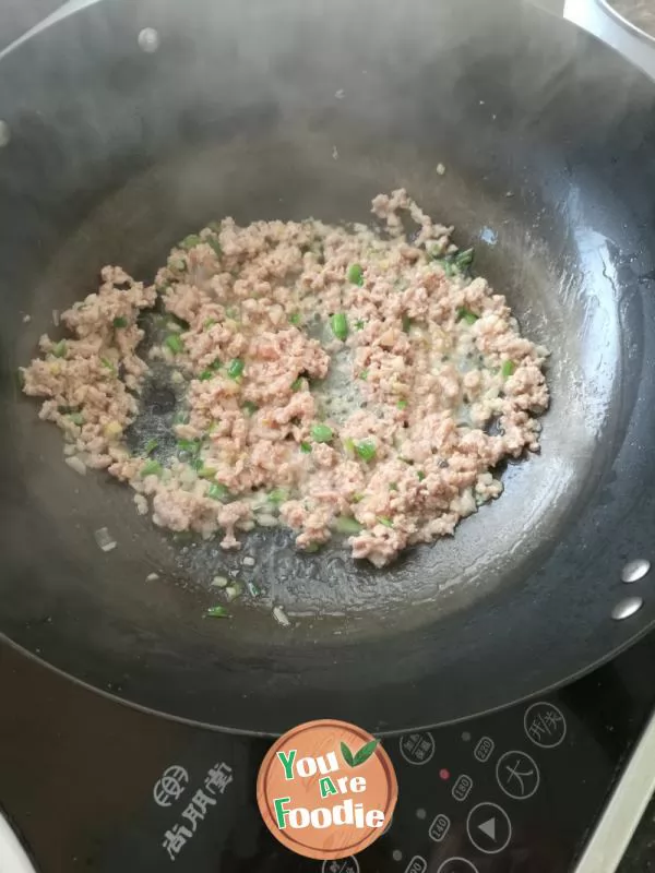 Salted rice with fresh vegetables