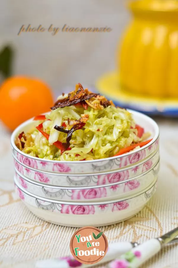 Stir fried cabbage heart