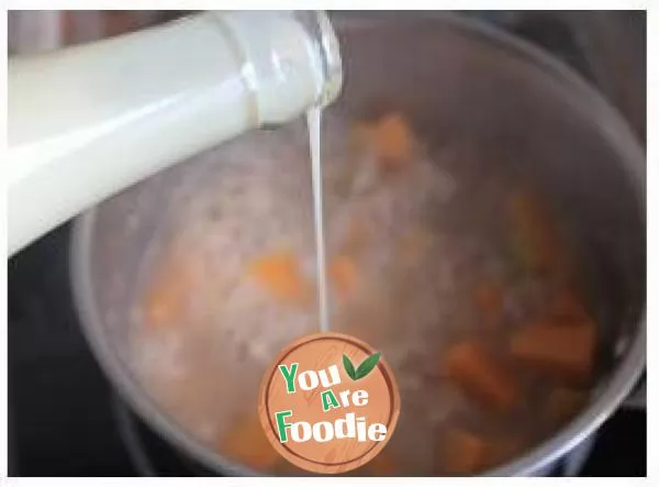 [milk flavored Gorgon fruit and taro soup] the most delicious dessert in my memory was originally a health preserving relic