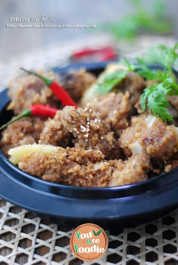 [steamed spareribs] a healthy meat eating method suitable for all ages