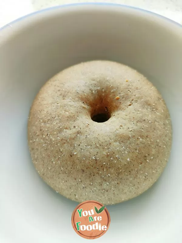 Steamed bread with buckwheat