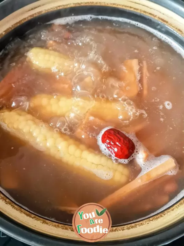 Corn and Lotus Root Soup