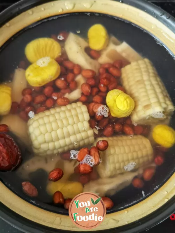 Corn and Lotus Root Soup