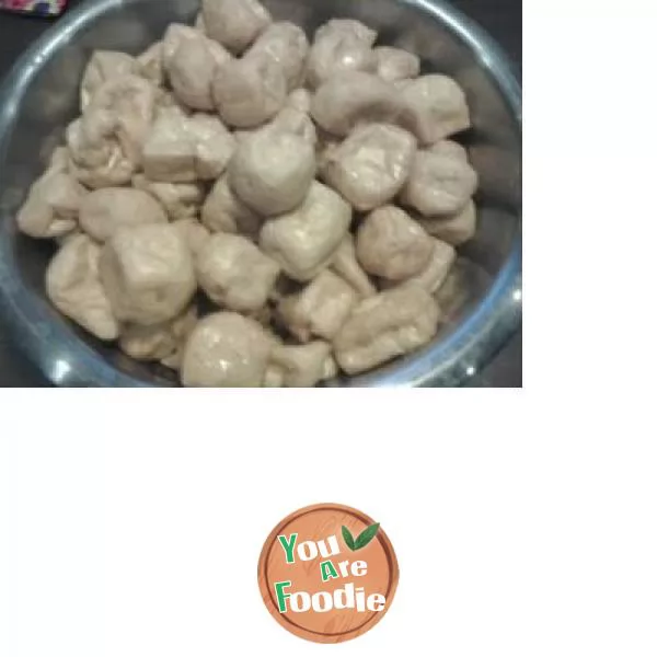 Homemade delicious fried bean foam