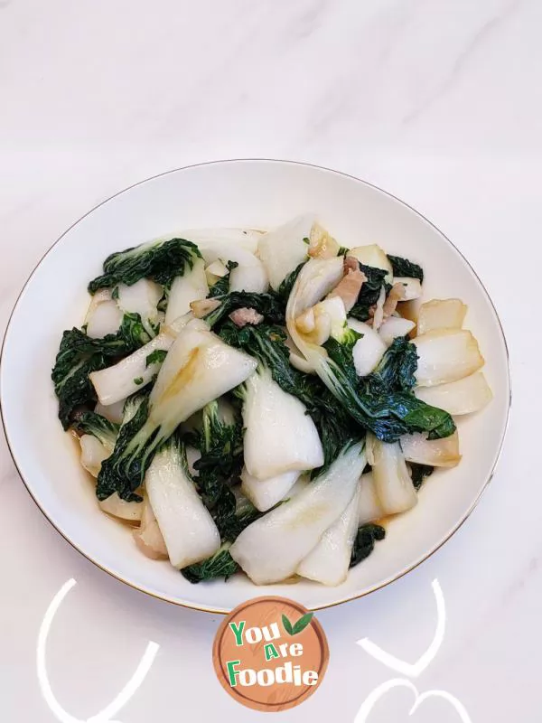 Sweet and crisp ? stir fried milk cabbage