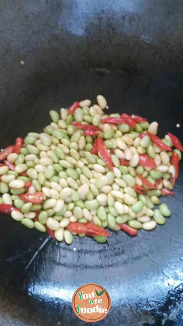 Stir fried soybean