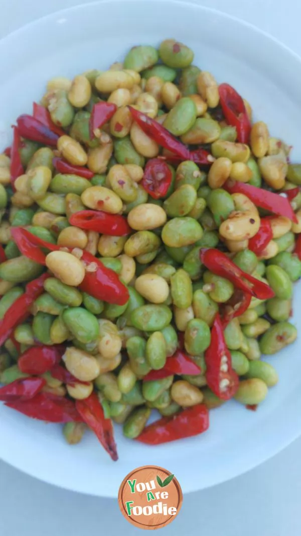 Stir fried soybean