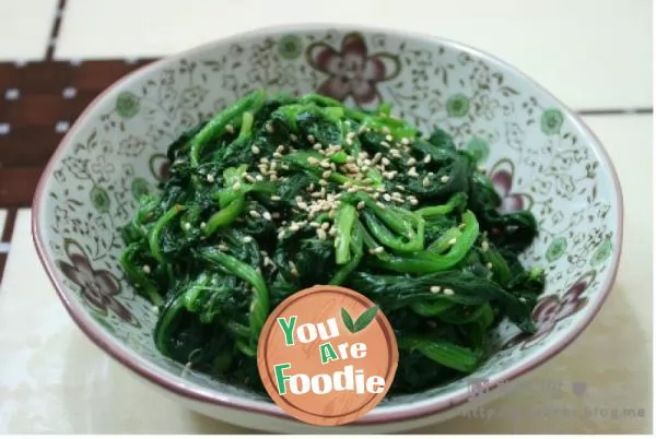 Korean-mixed-spinach