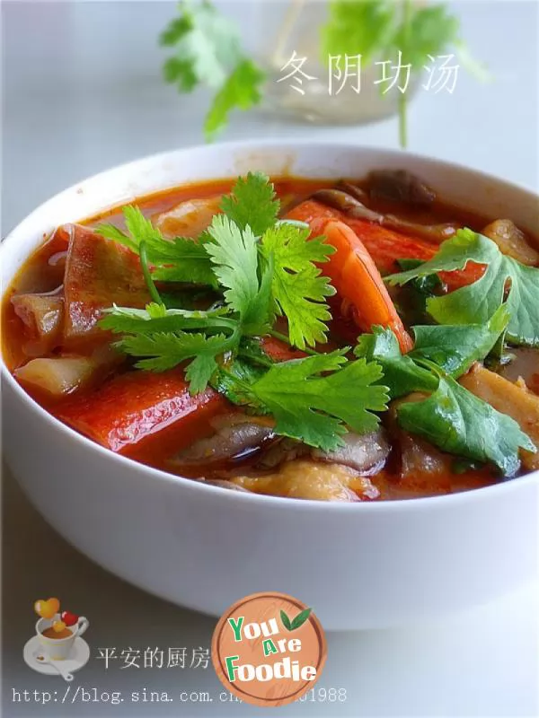 You can drink authentic Thai soup - dongyingong soup without going out of the house