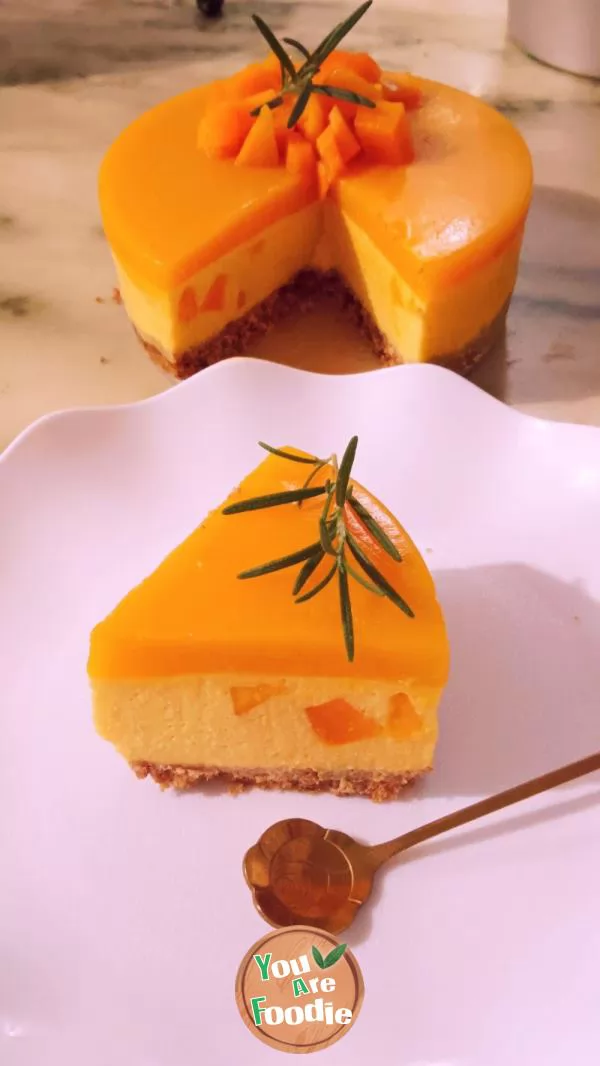 Six inch Mango Mousse Cake