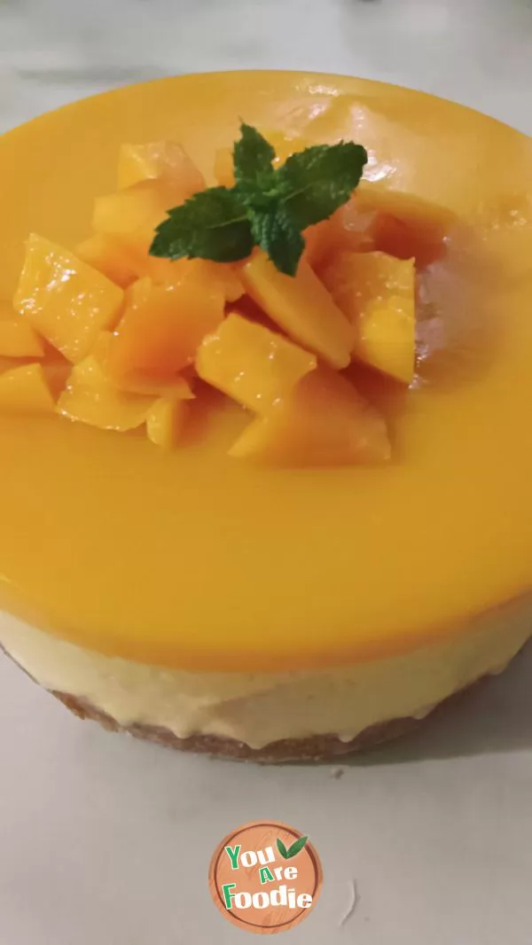 Six inch Mango Mousse Cake