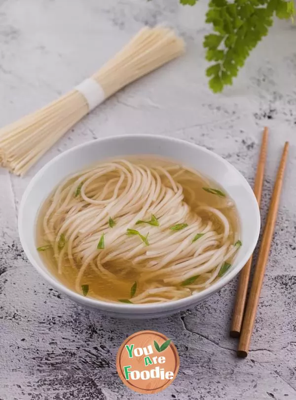 Homemade spring noodles