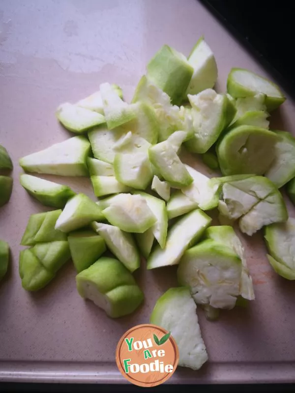 Towel gourd and egg soup