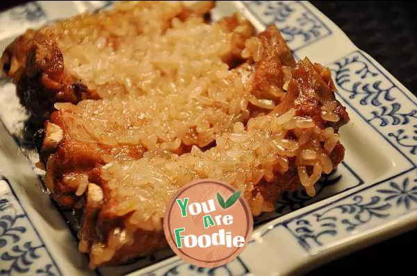 [Suzhou cuisine] lotus flavored glutinous rice bones