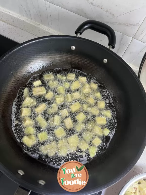 Sweet and sour eggplant