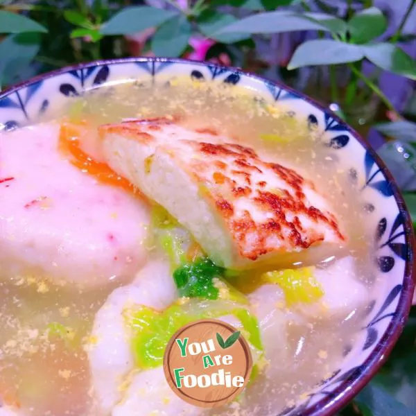 Chinese Cabbage and Tofu Soup